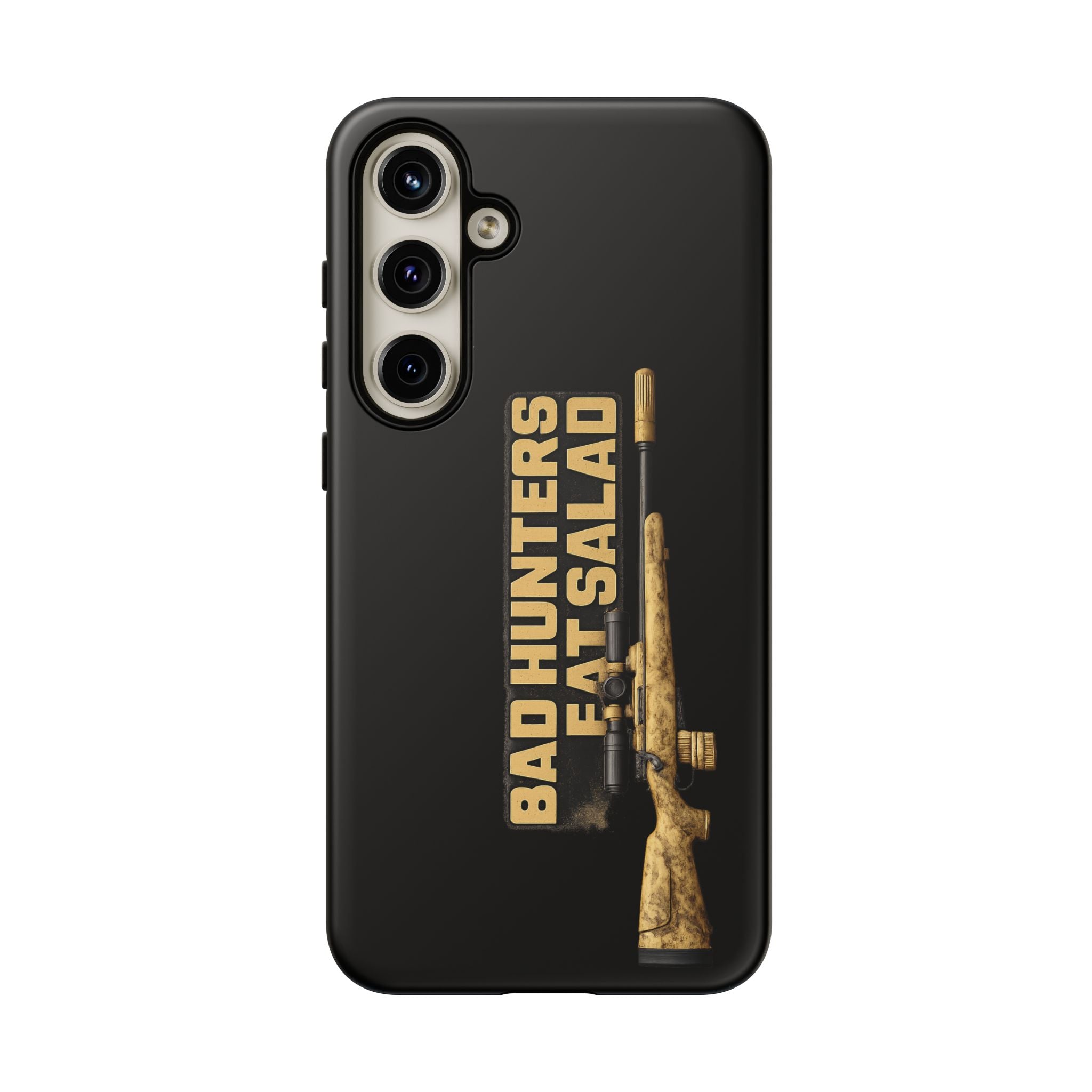 "Bad Hunters Eat Salad" Rifle Graphic Rugged Protective Cover