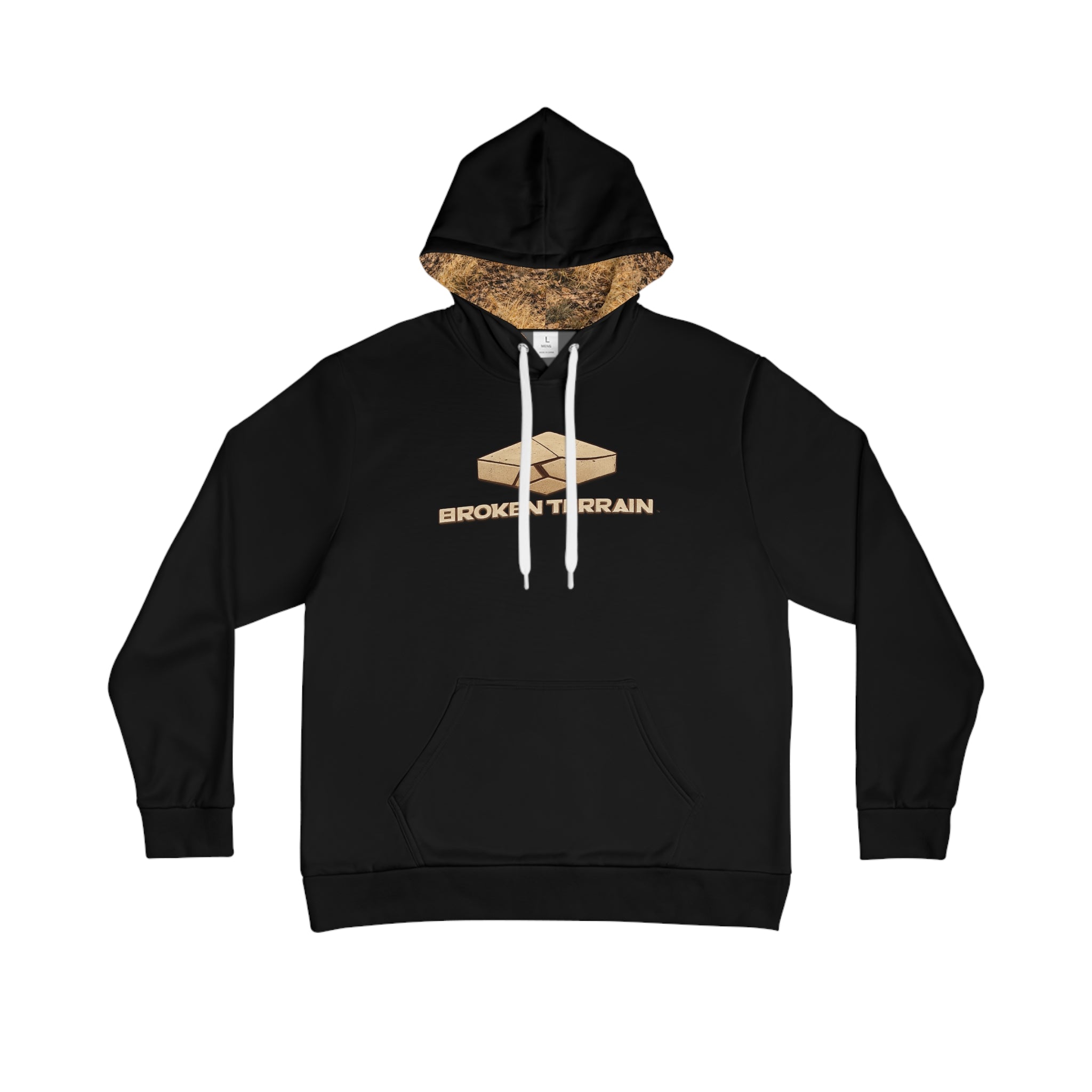 Psalm 144:1 Hoodie — "Blessed Be The Lord, My Rock" Christian Fishing & Hunting Sweatshirt