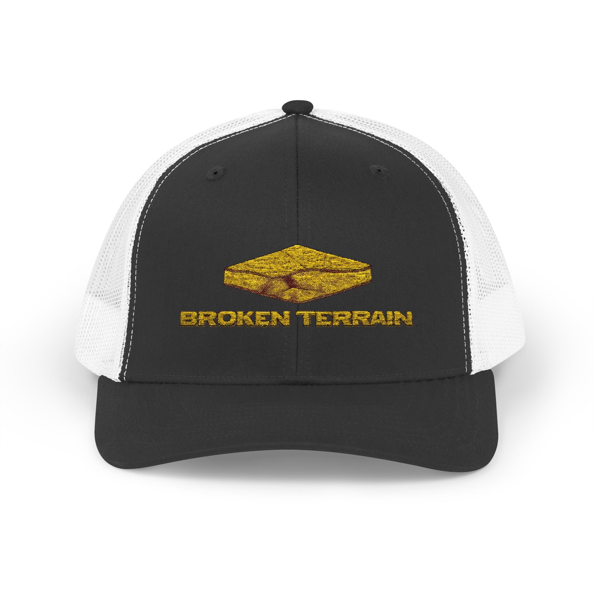 Trucker Hat — Gold Foil Brown Town Logo Snapback