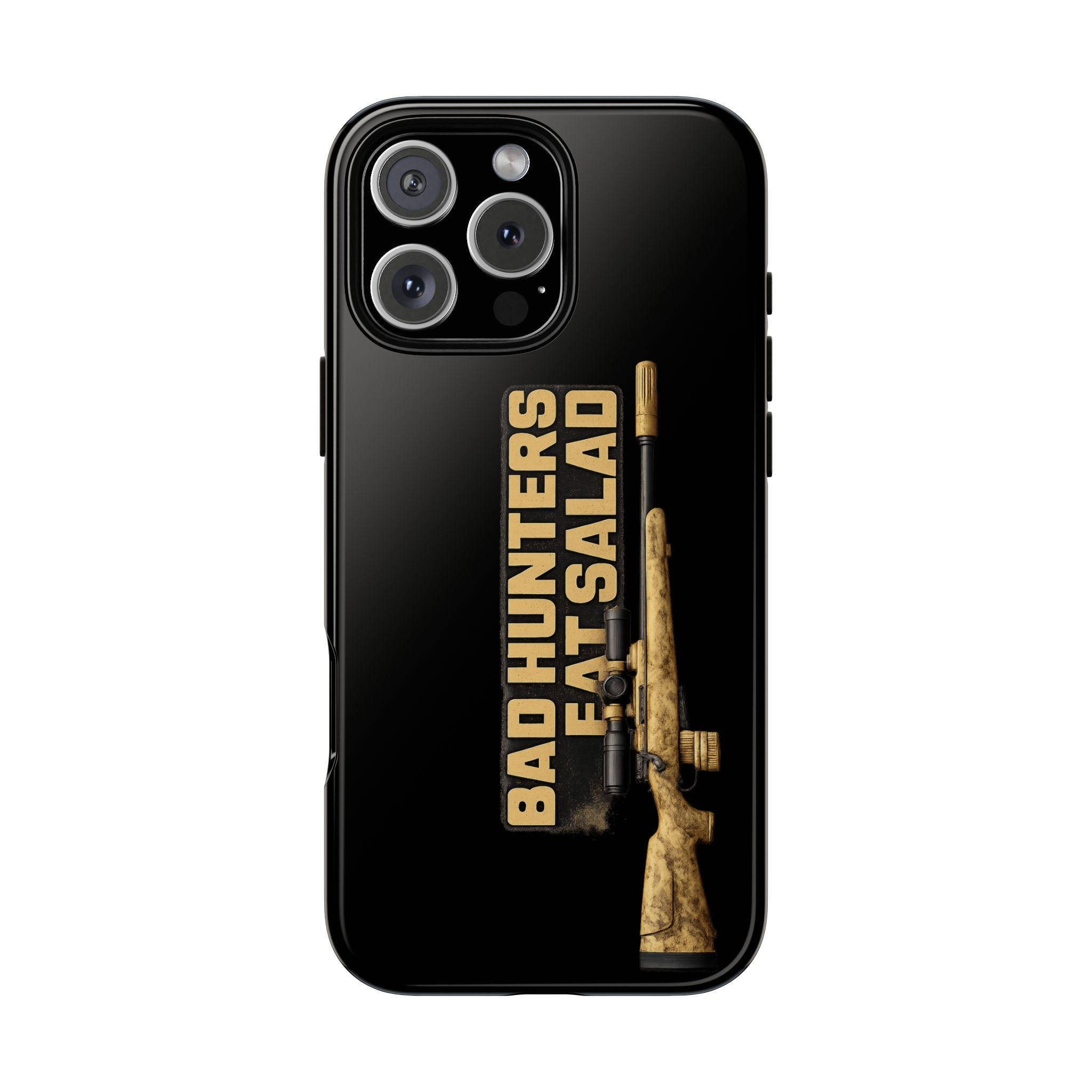 "Bad Hunters Eat Salad" Rifle Graphic Rugged Protective Cover