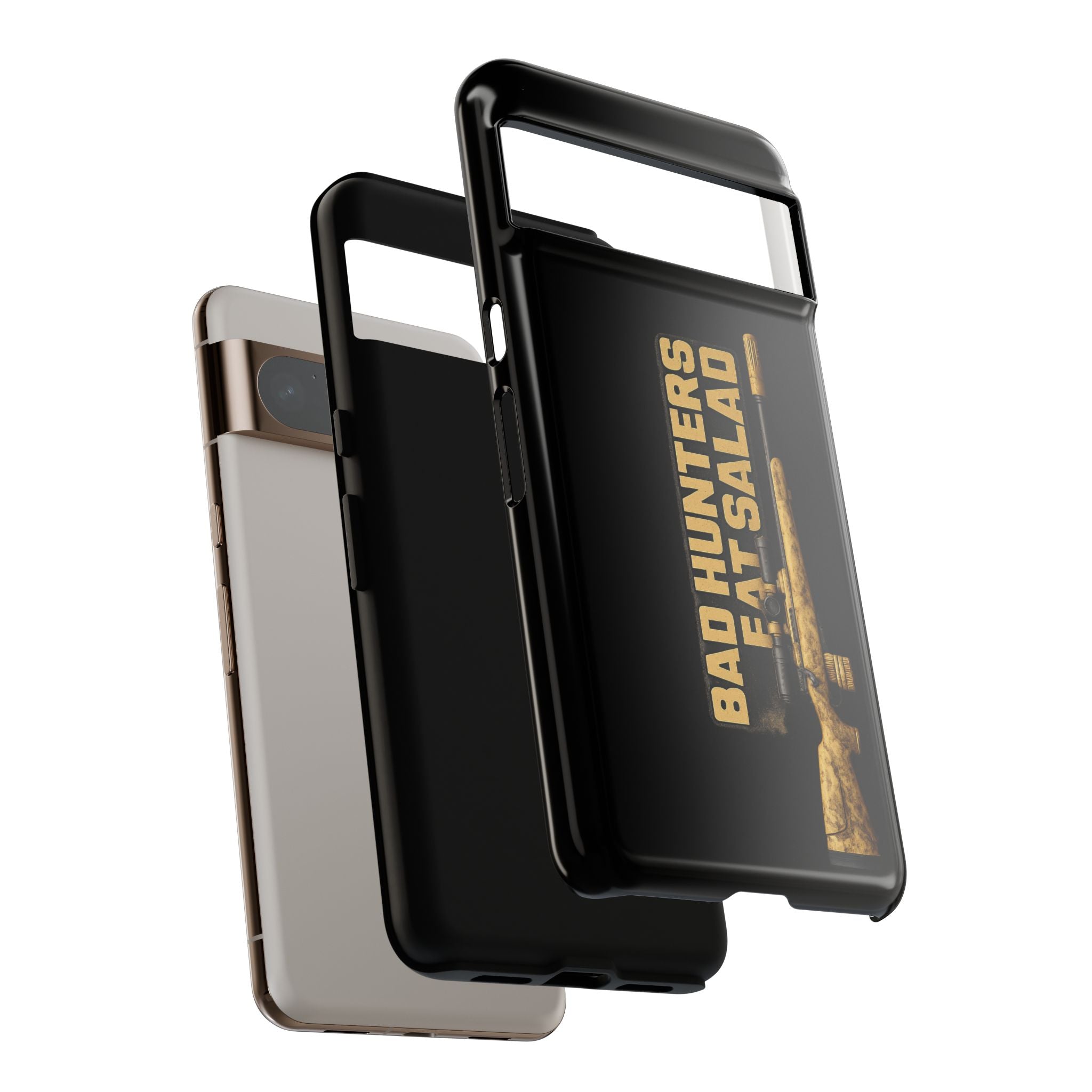 "Bad Hunters Eat Salad" Rifle Graphic Rugged Protective Cover