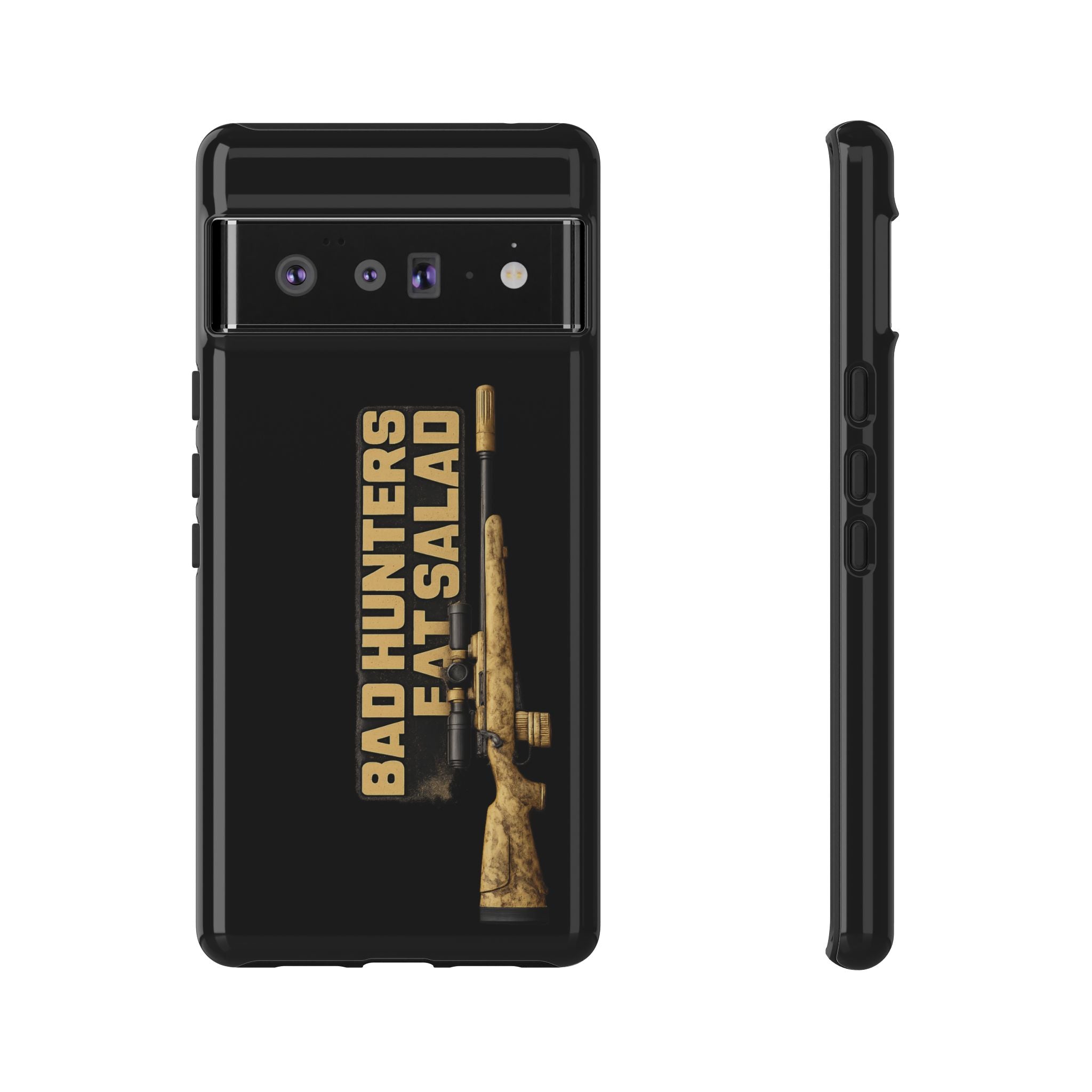 "Bad Hunters Eat Salad" Rifle Graphic Rugged Protective Cover
