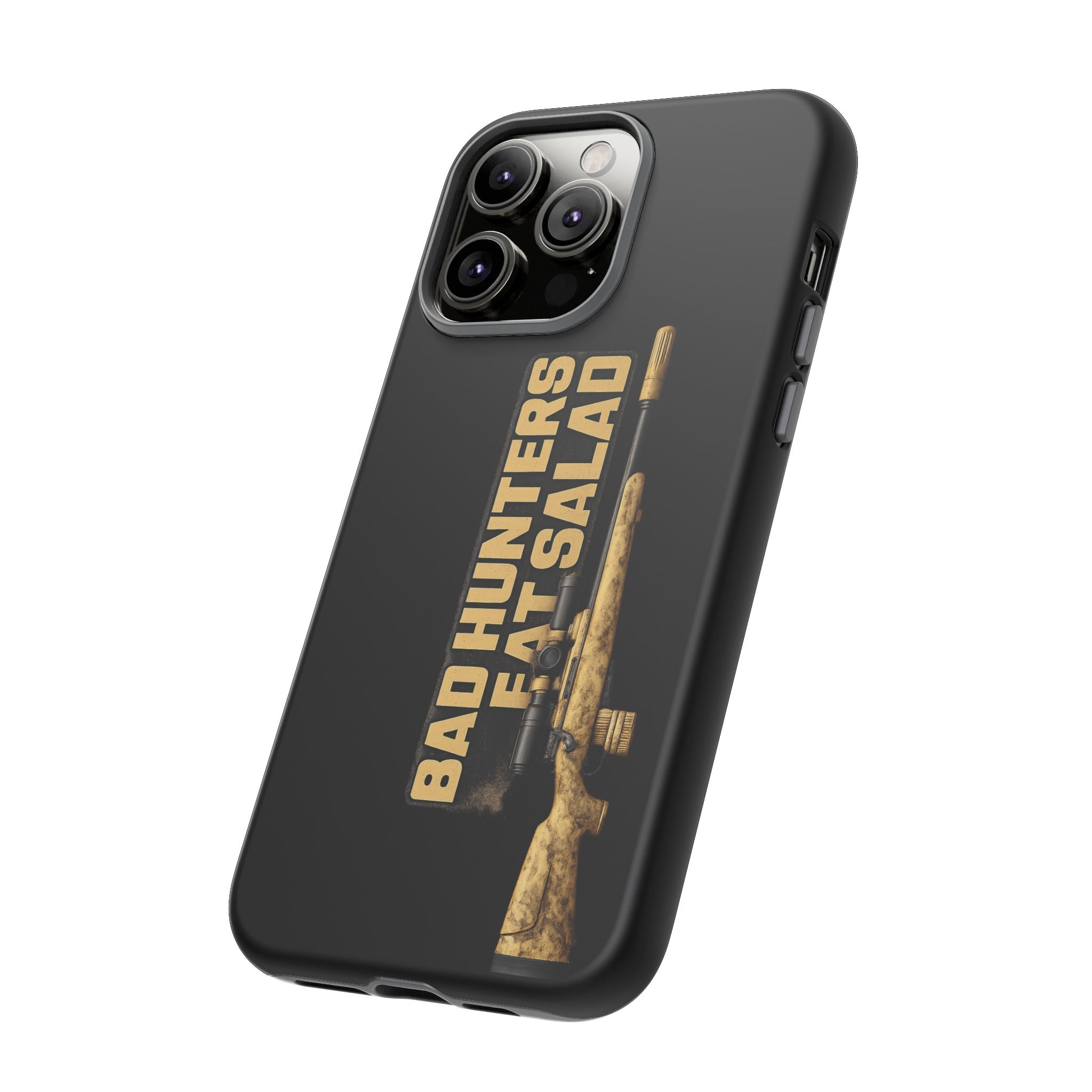 "Bad Hunters Eat Salad" Rifle Graphic Rugged Protective Cover