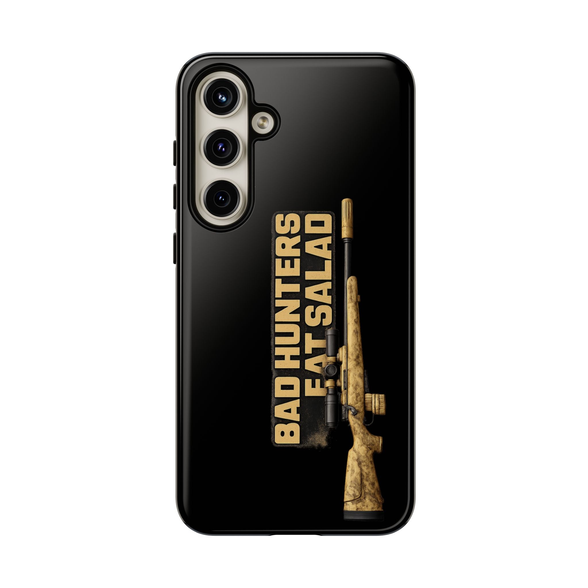 "Bad Hunters Eat Salad" Rifle Graphic Rugged Protective Cover