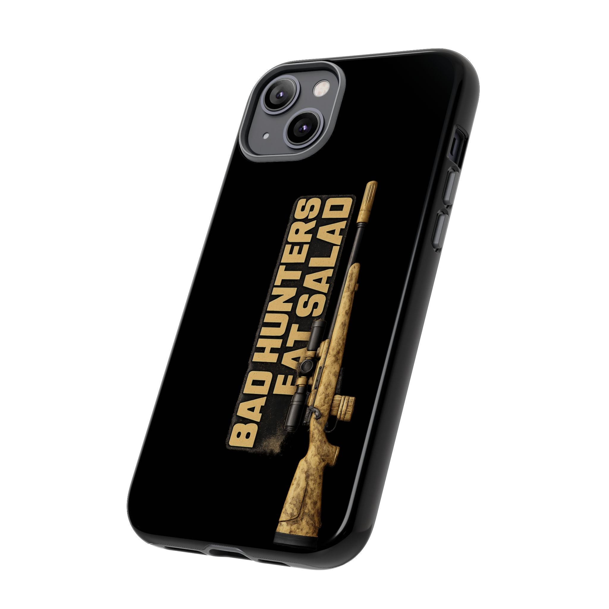 "Bad Hunters Eat Salad" Rifle Graphic Rugged Protective Cover