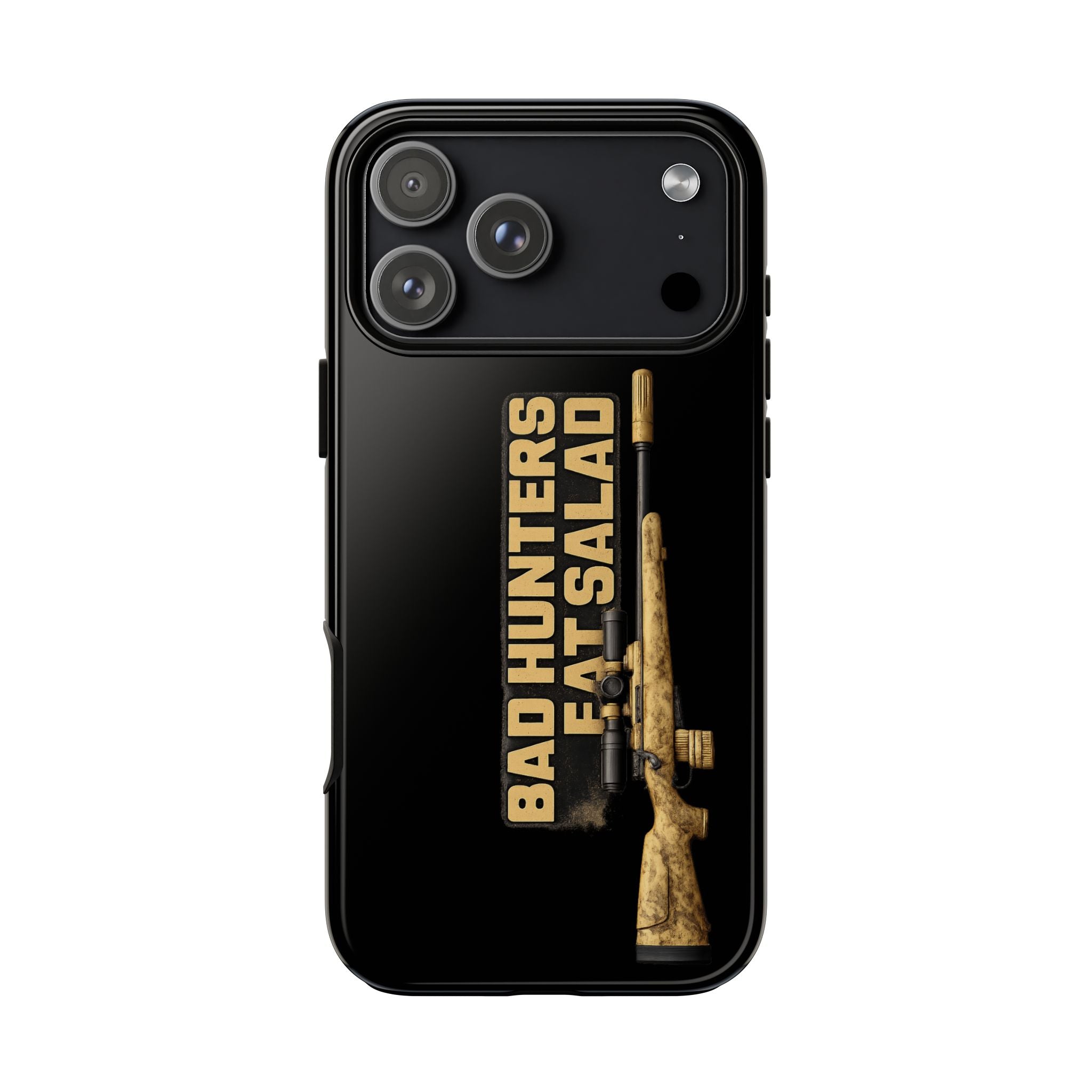 "Bad Hunters Eat Salad" Rifle Graphic Rugged Protective Cover