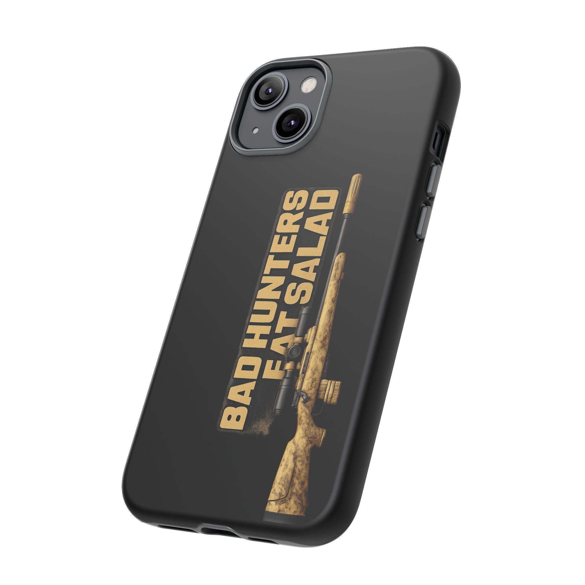 "Bad Hunters Eat Salad" Rifle Graphic Rugged Protective Cover