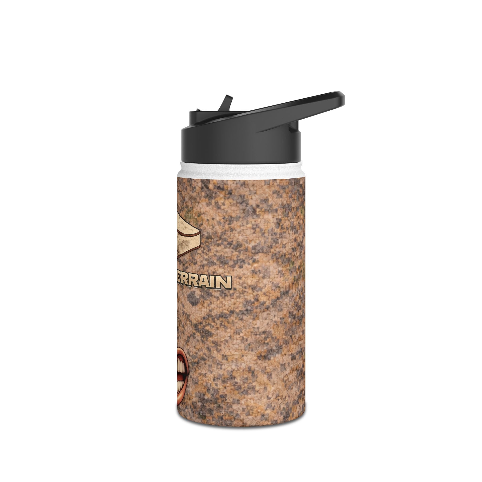 Broken Terrain Cigar Logo Stainless Steel Water Bottle