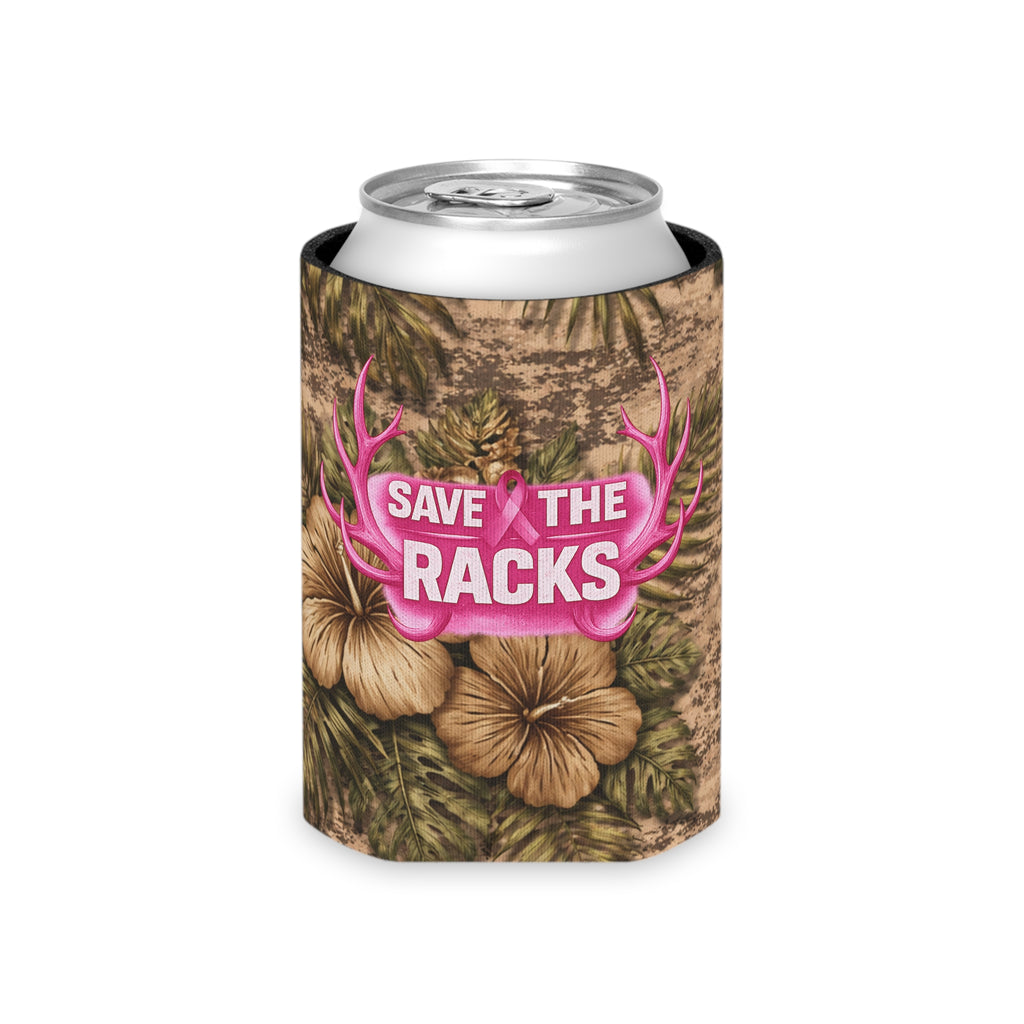 Can Cooler — "Save the Racks" Floral Camo Beverage Holder