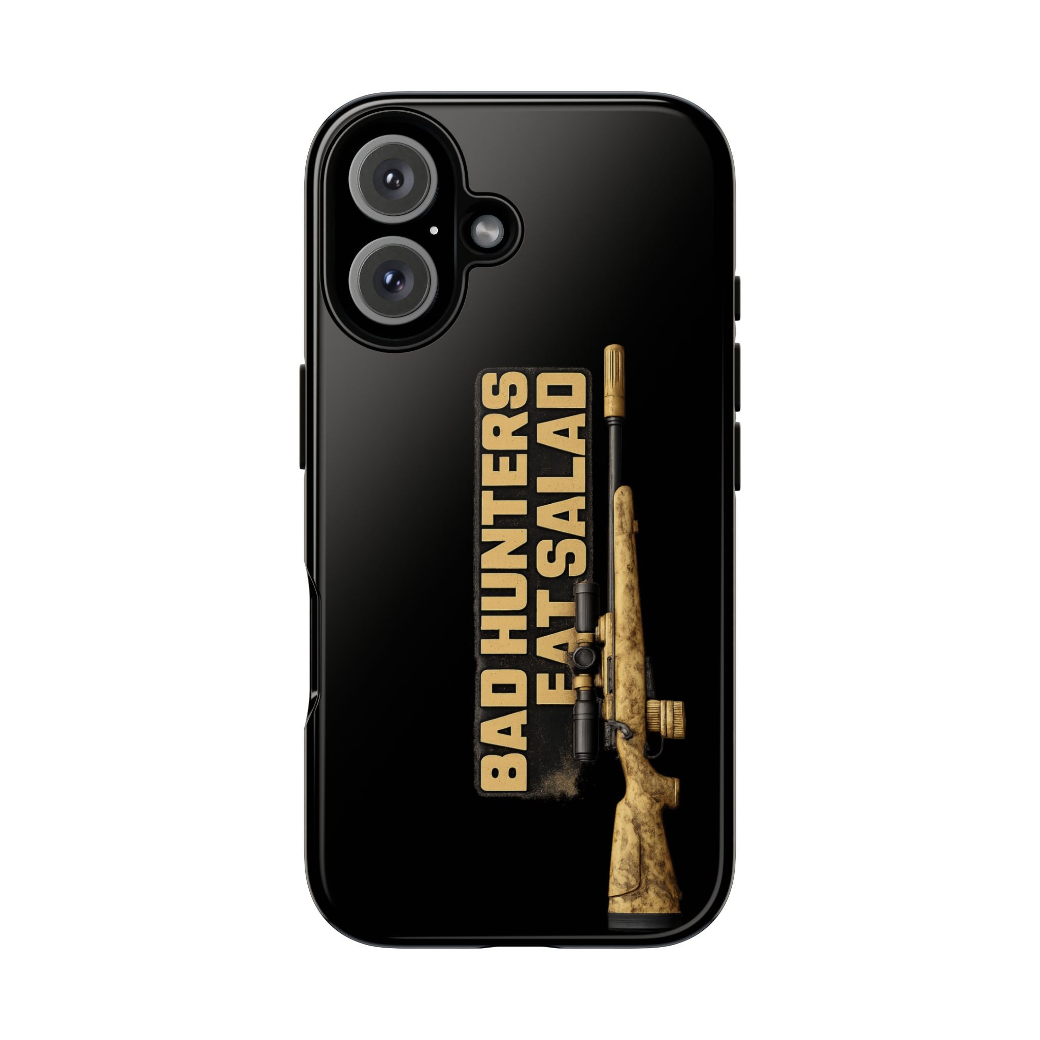 "Bad Hunters Eat Salad" Rifle Graphic Rugged Protective Cover