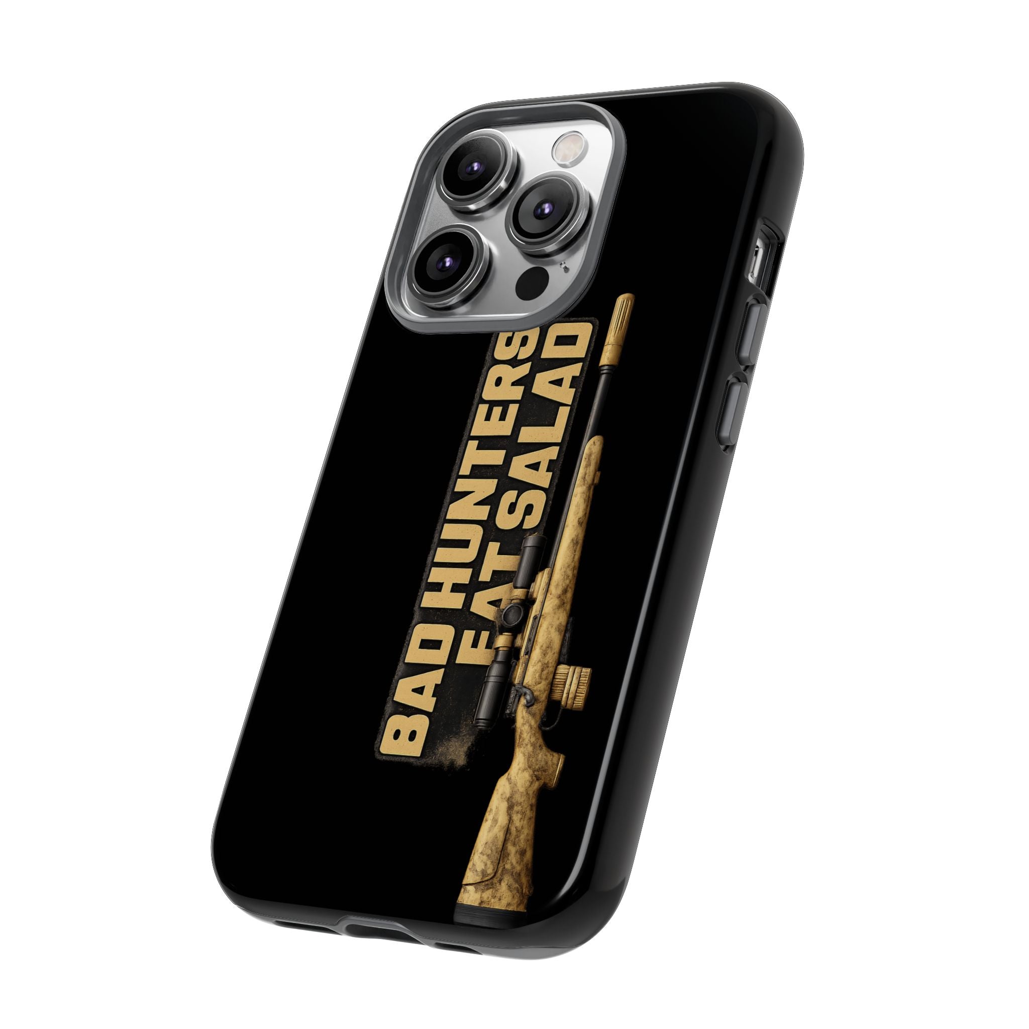 "Bad Hunters Eat Salad" Rifle Graphic Rugged Protective Cover