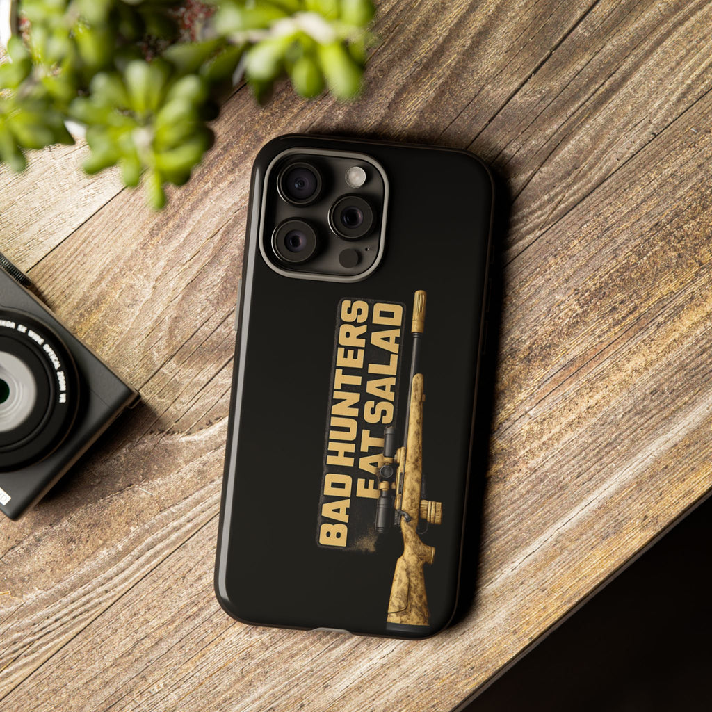 "Bad Hunters Eat Salad" Rifle Graphic Rugged Protective Cover