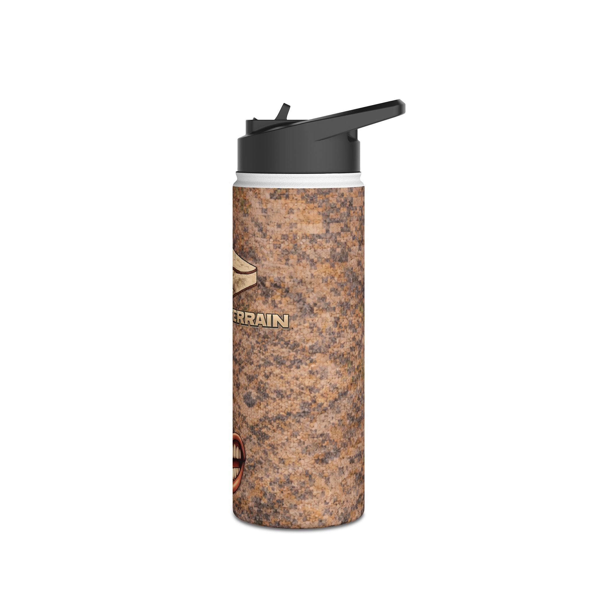 Broken Terrain Cigar Logo Stainless Steel Water Bottle