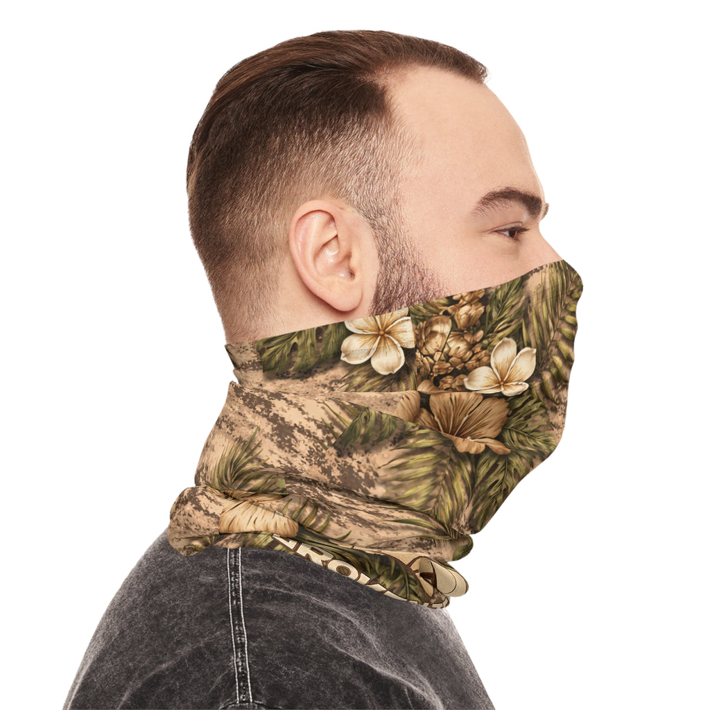 Tropical Hibiscus Camo Neck Gator