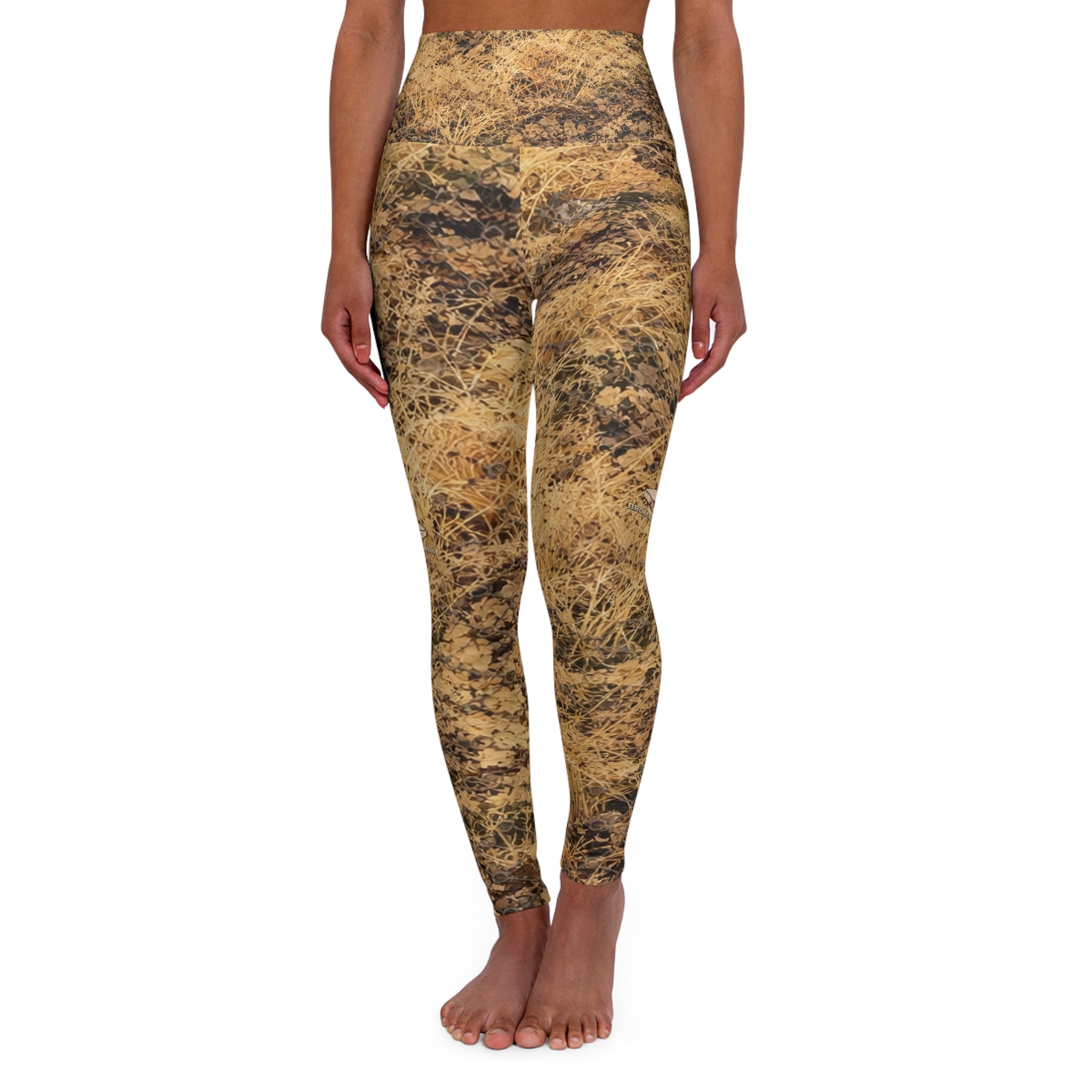 High-Waist Broken Desert Yoga pants
