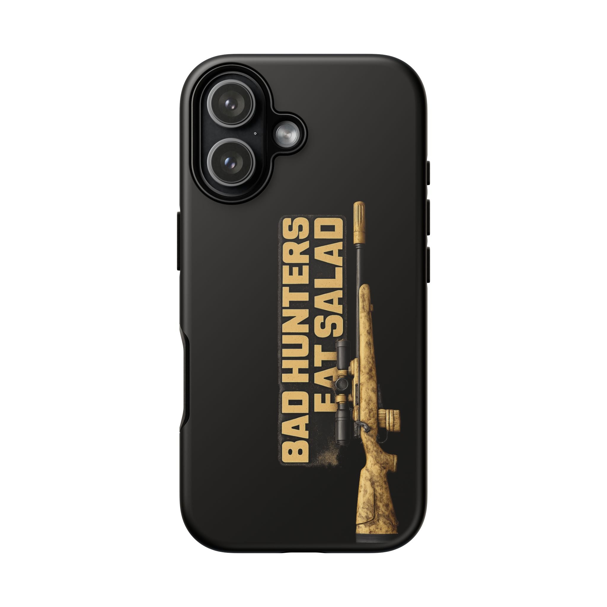 "Bad Hunters Eat Salad" Rifle Graphic Rugged Protective Cover