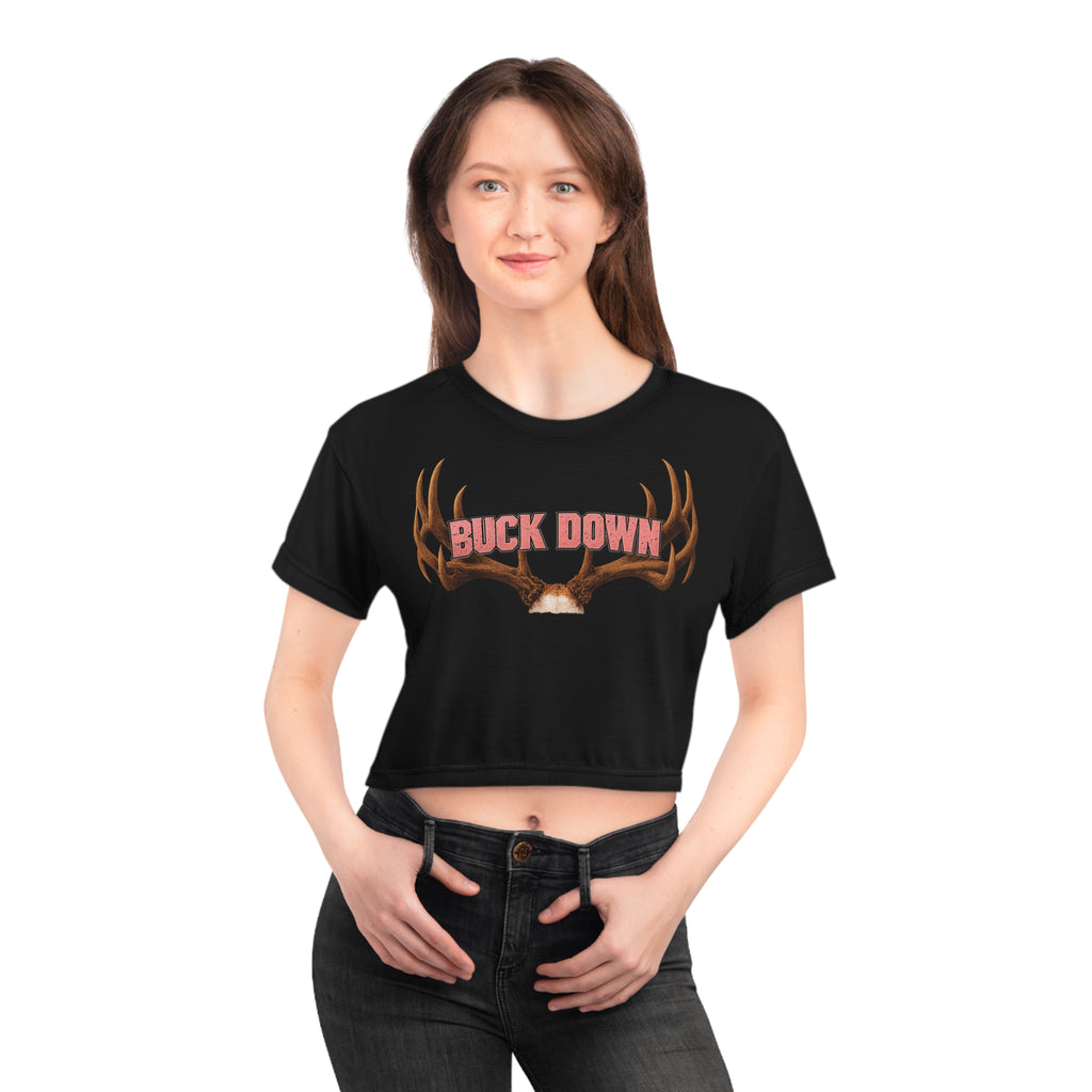 Buck Down Crop Tee