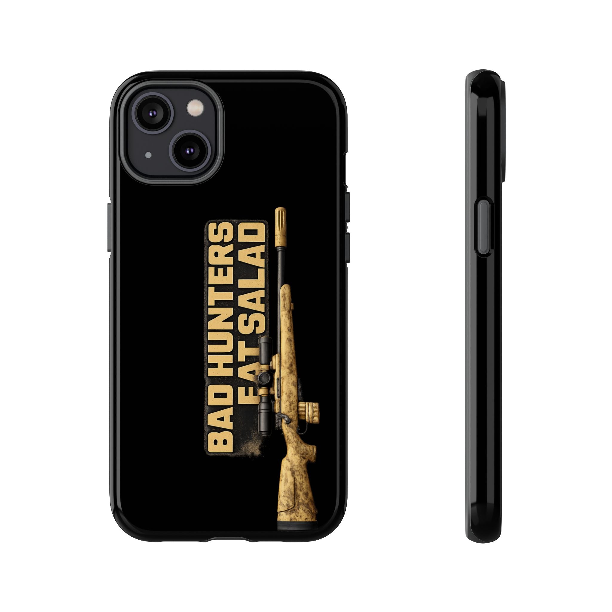 "Bad Hunters Eat Salad" Rifle Graphic Rugged Protective Cover
