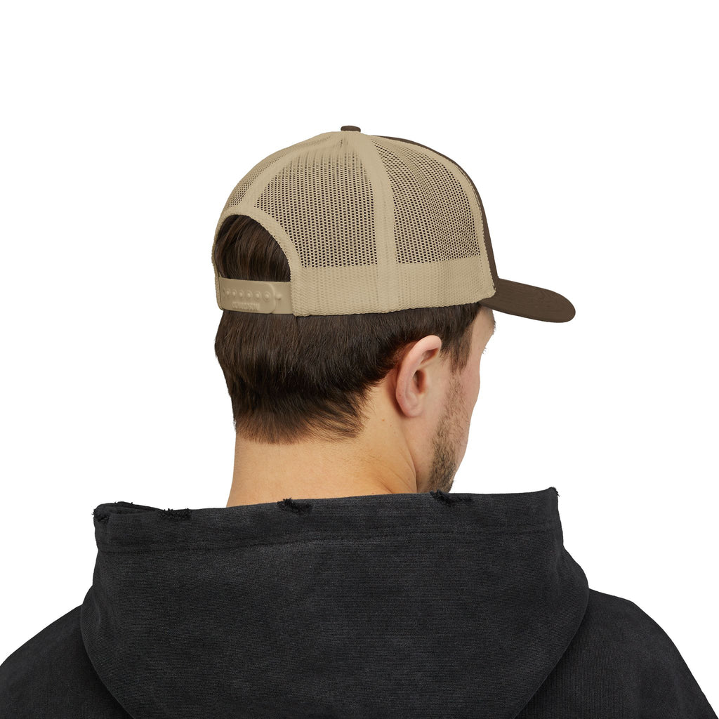 Trucker Hat — Gold Foil Brown Town Logo Snapback