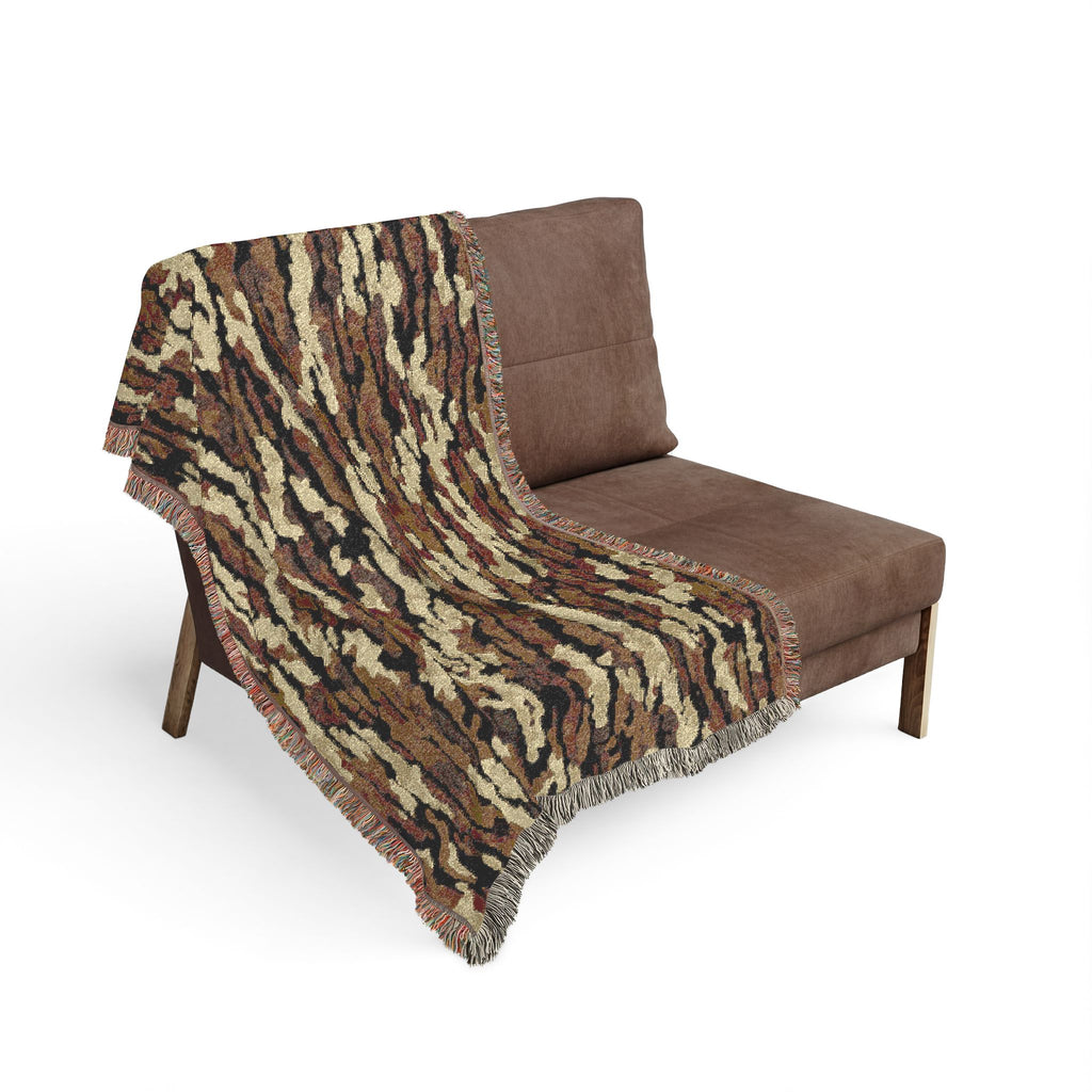 Camouflage Woven Blanket