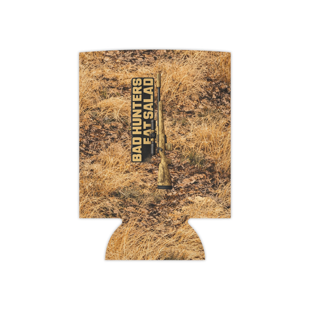 'Bad Hunters Eat Salad' Camouflage Beer Koozie