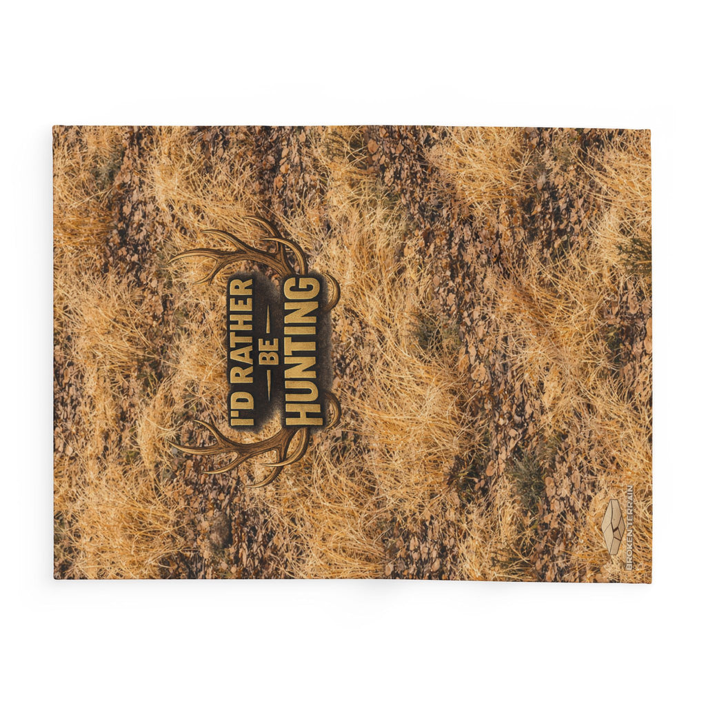 I'd Rather Be Hunting Arctic Fleece Blanket