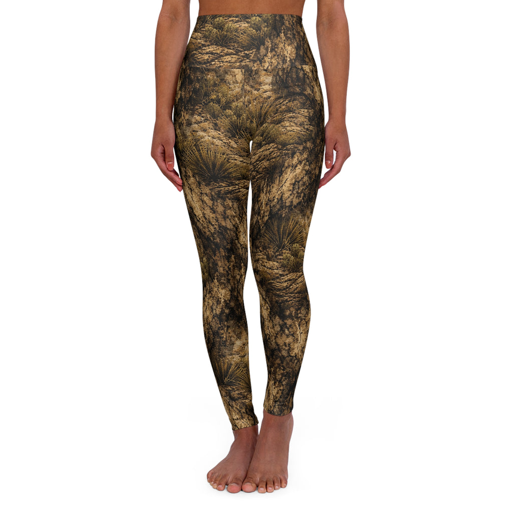 High-Waist AZ Woodland Yoga pants