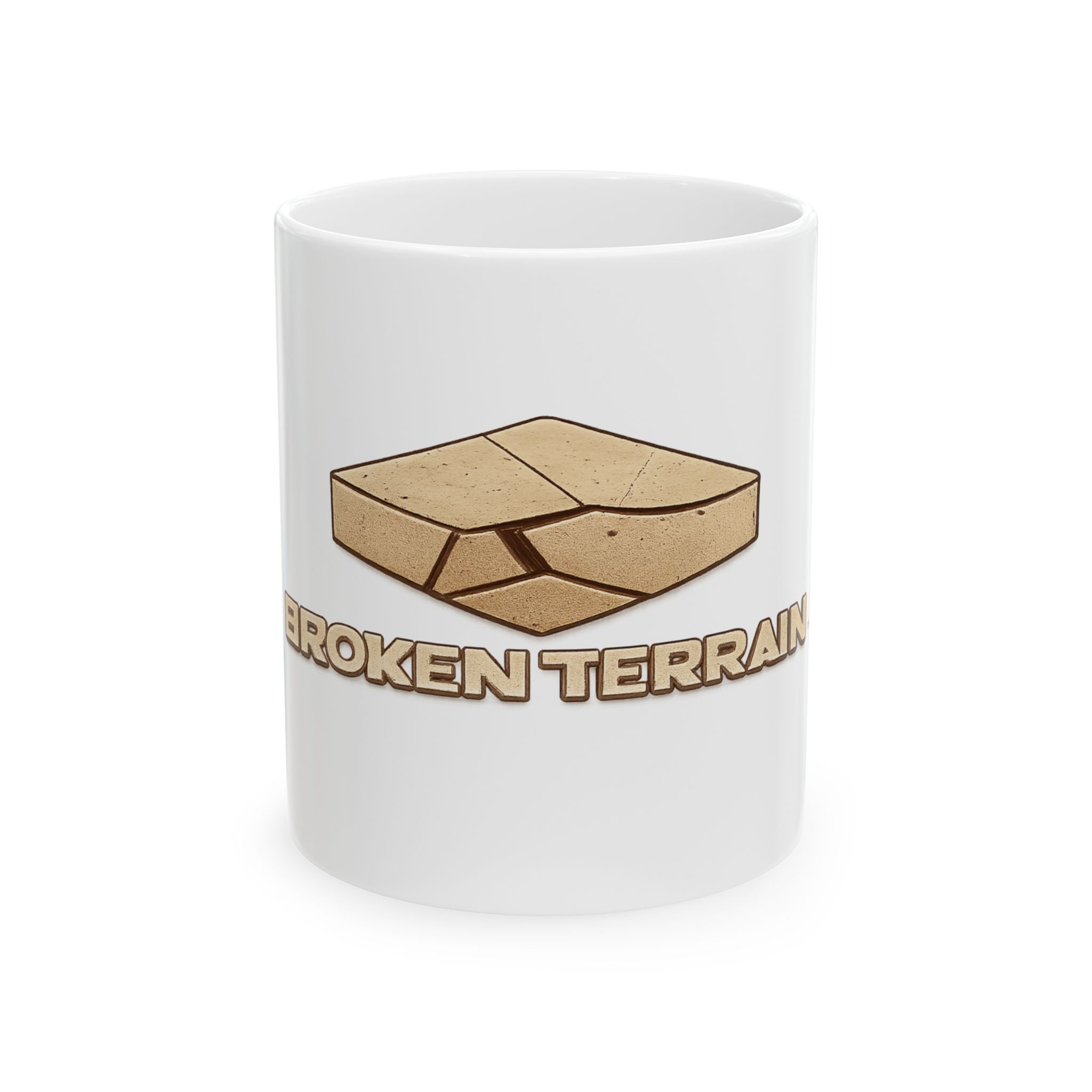 Broken Terrain Ceramic Mug