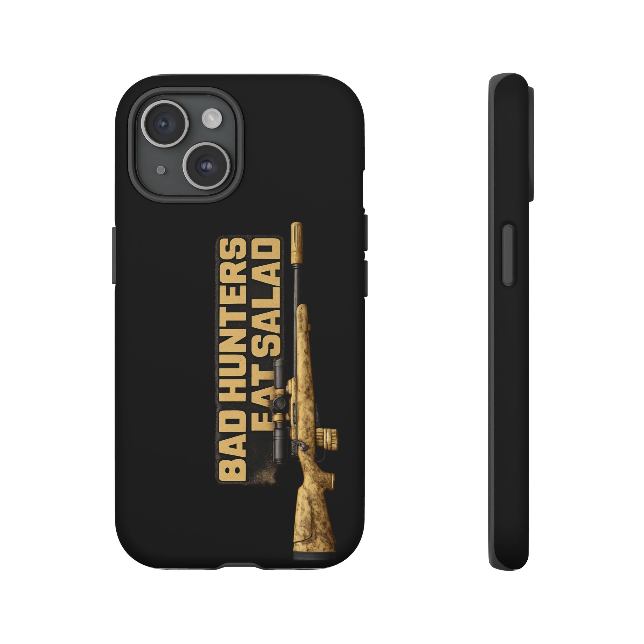 "Bad Hunters Eat Salad" Rifle Graphic Rugged Protective Cover