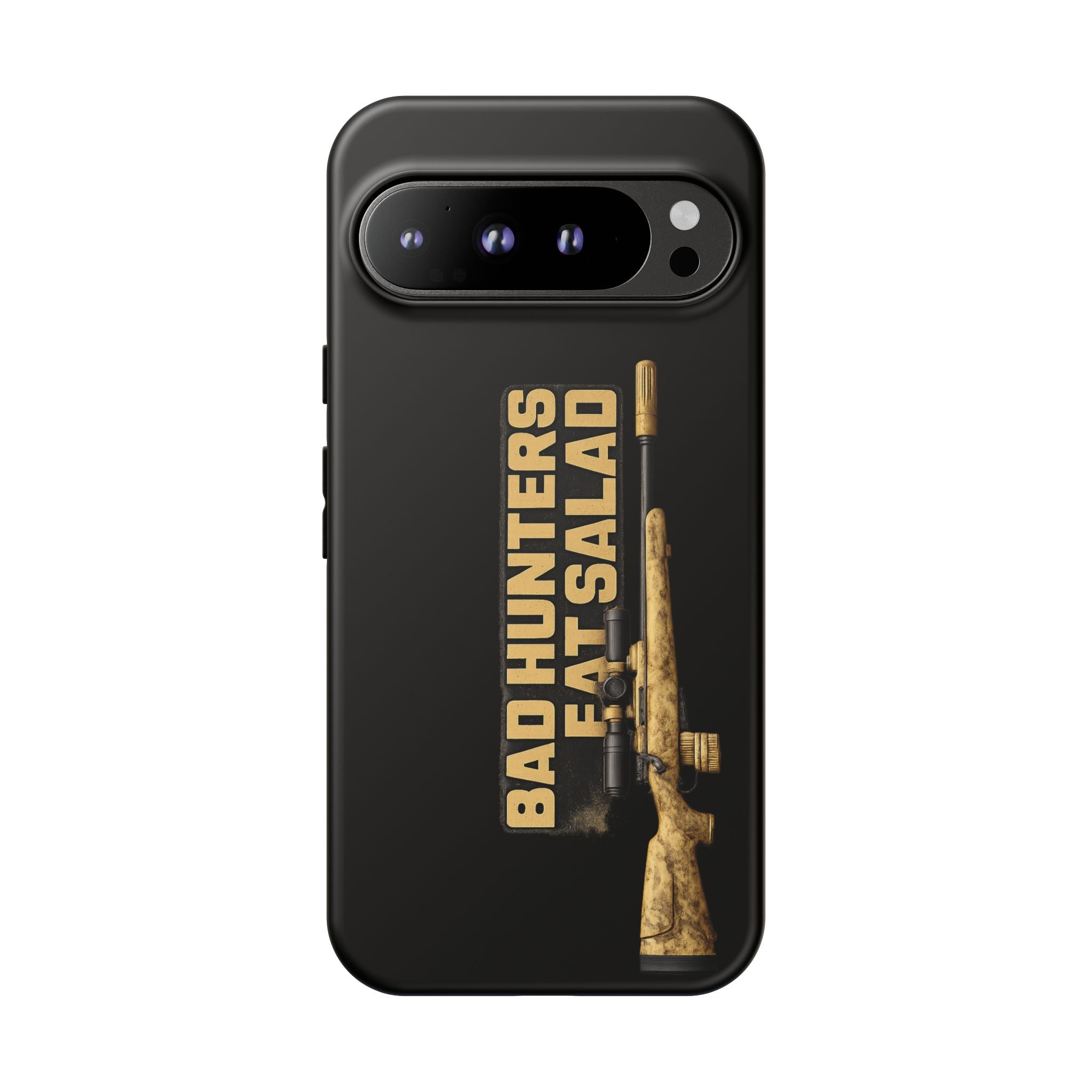 "Bad Hunters Eat Salad" Rifle Graphic Rugged Protective Cover