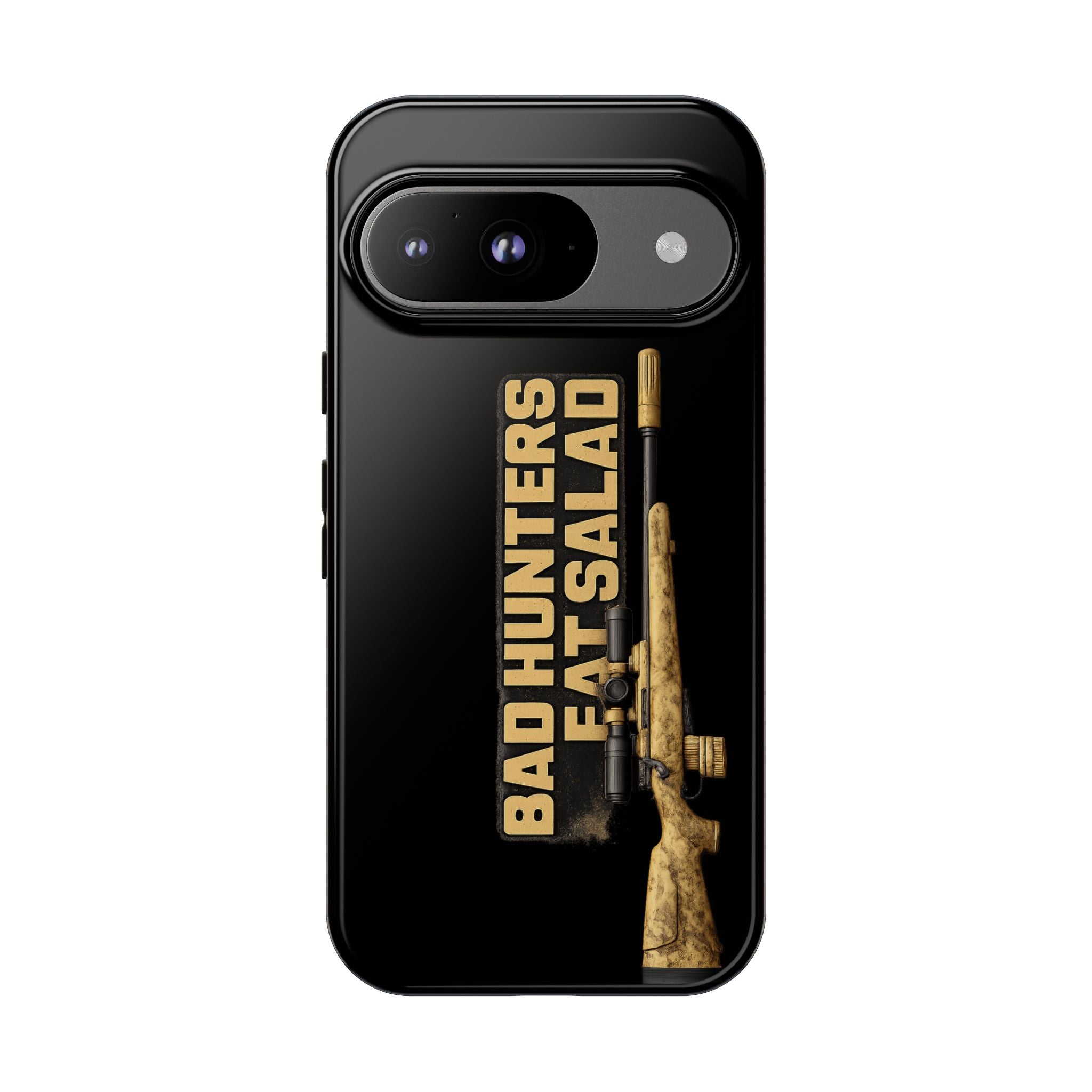 "Bad Hunters Eat Salad" Rifle Graphic Rugged Protective Cover