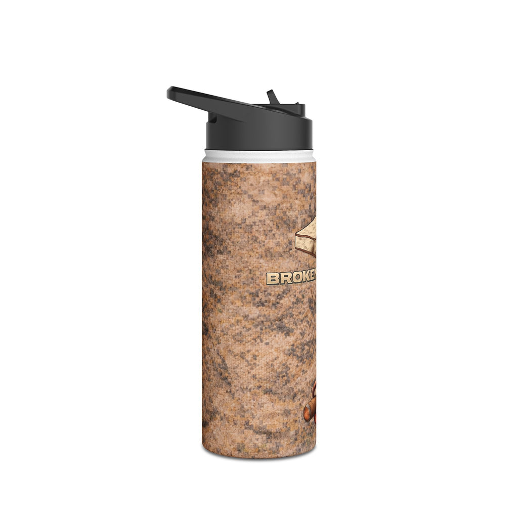 Broken Terrain Cigar Logo Stainless Steel Water Bottle