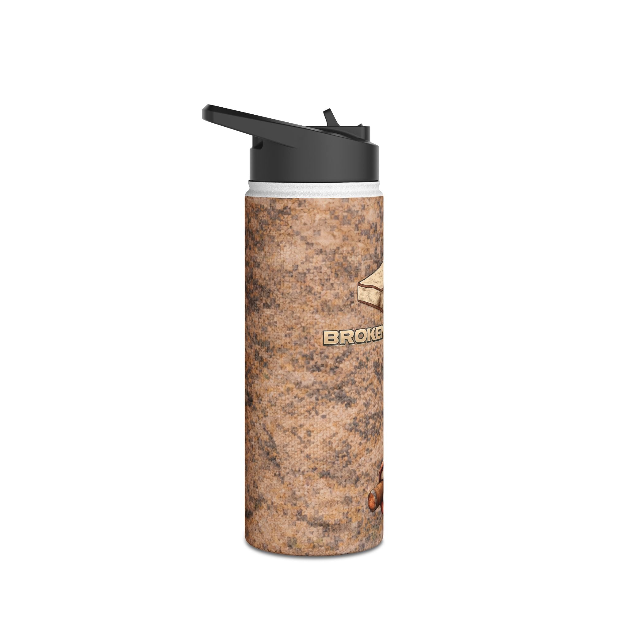 Broken Terrain Cigar Logo Stainless Steel Water Bottle