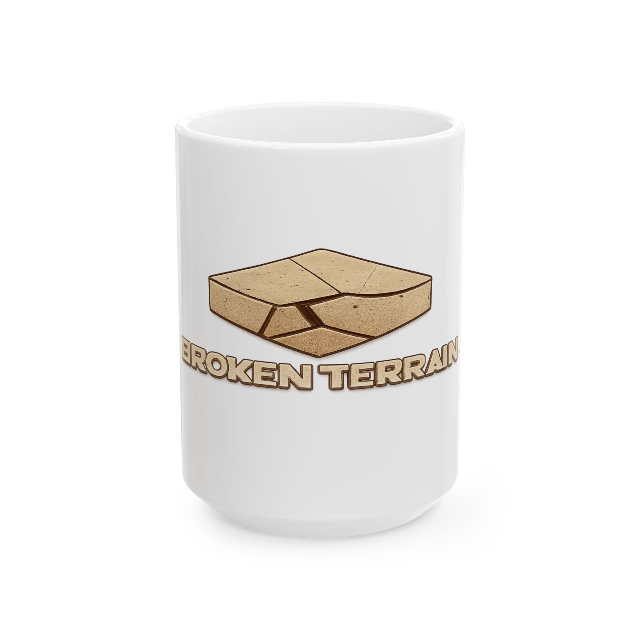 Broken Terrain Ceramic Mug