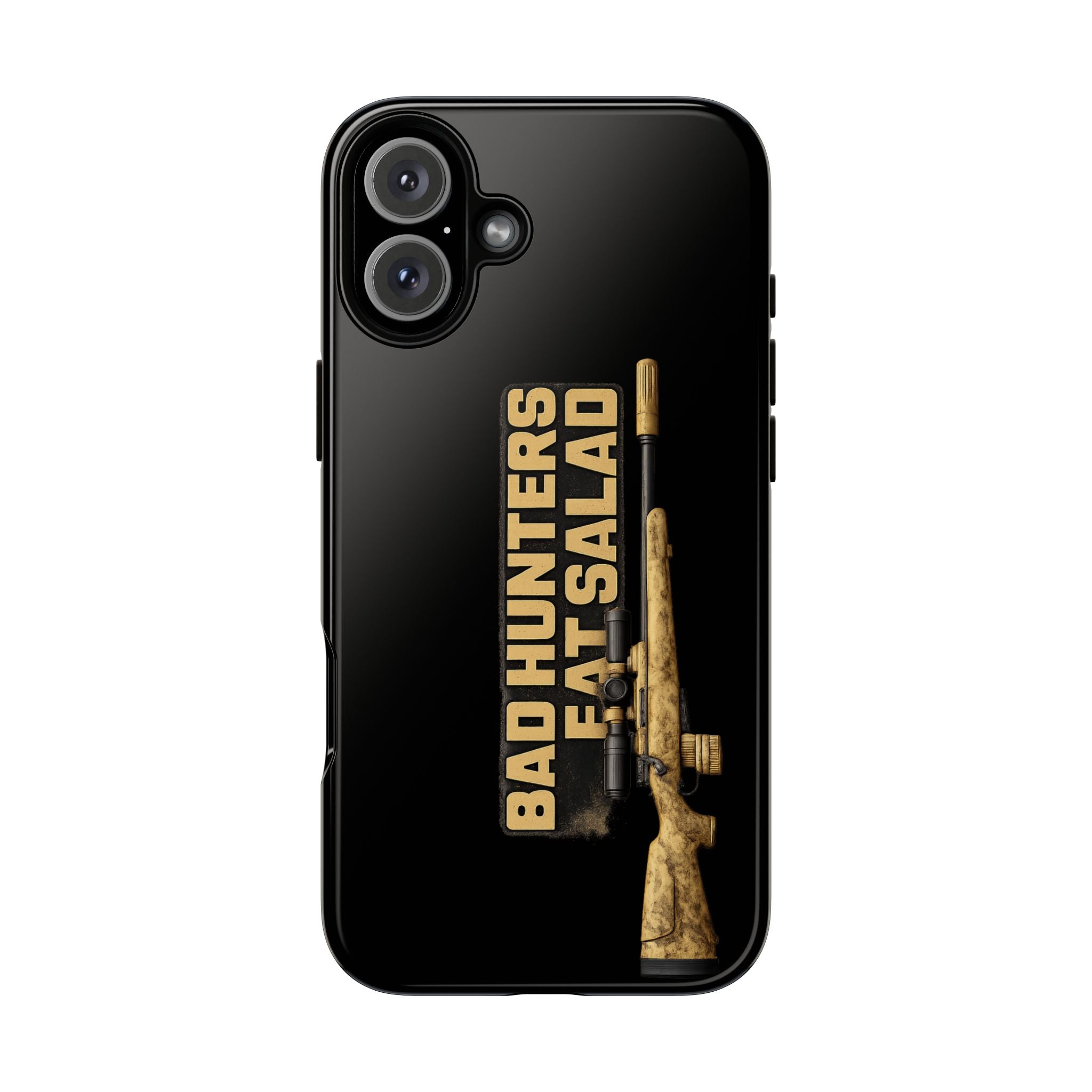 "Bad Hunters Eat Salad" Rifle Graphic Rugged Protective Cover