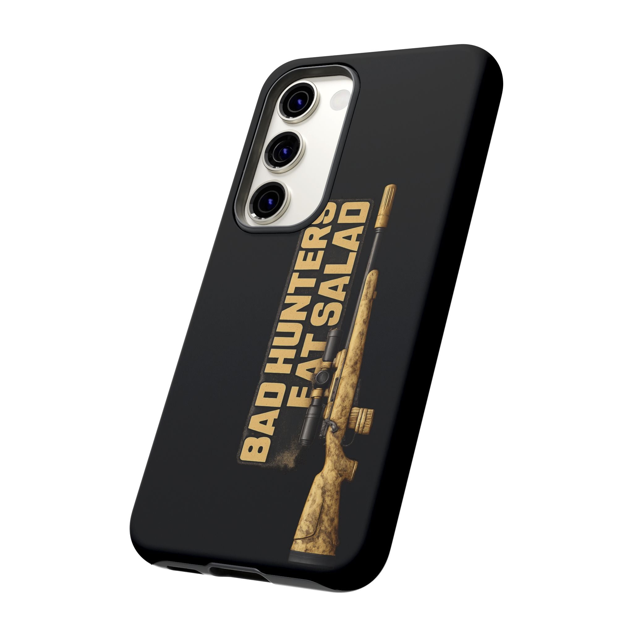 "Bad Hunters Eat Salad" Rifle Graphic Rugged Protective Cover