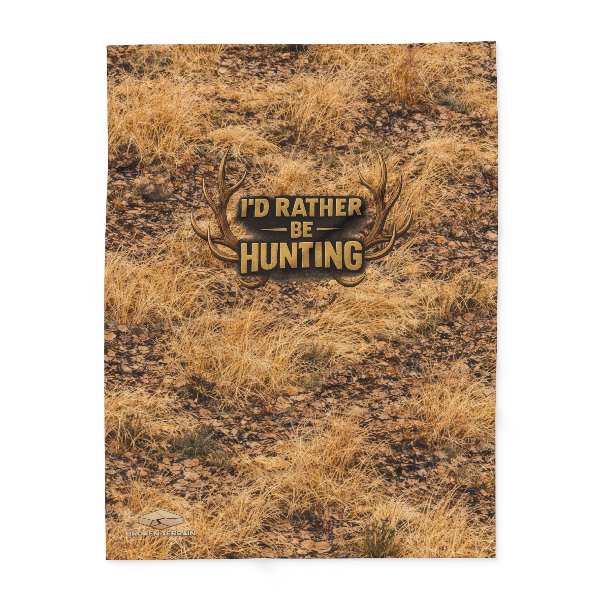 I'd Rather Be Hunting Arctic Fleece Blanket