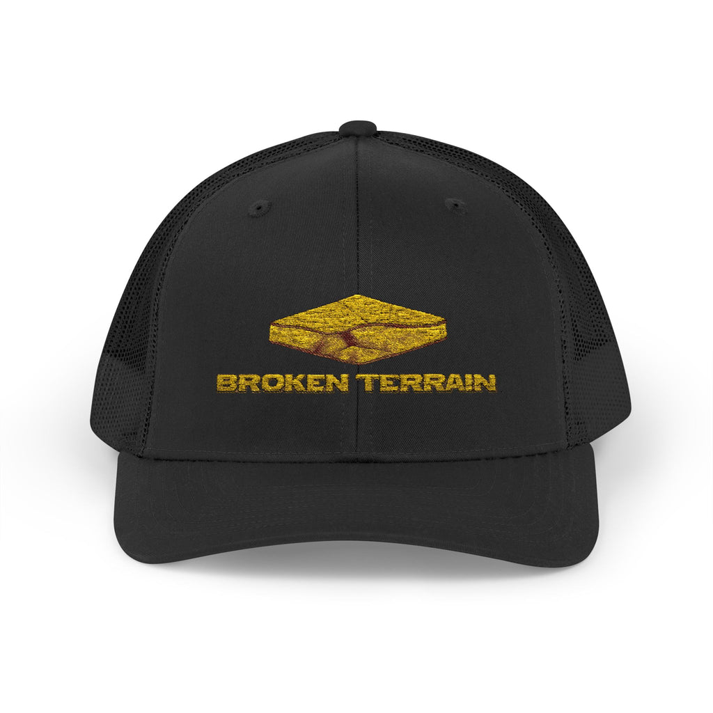 Trucker Hat — Gold Foil Brown Town Logo Snapback