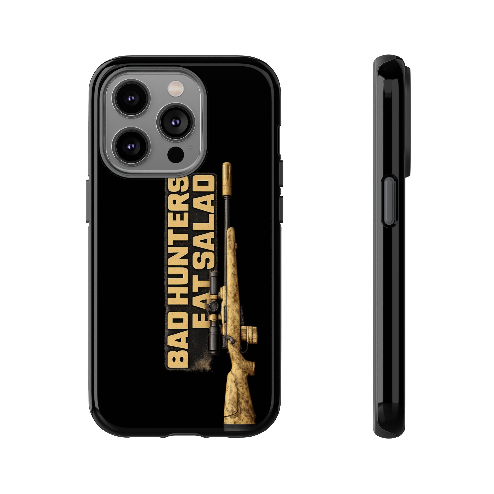 "Bad Hunters Eat Salad" Rifle Graphic Rugged Protective Cover